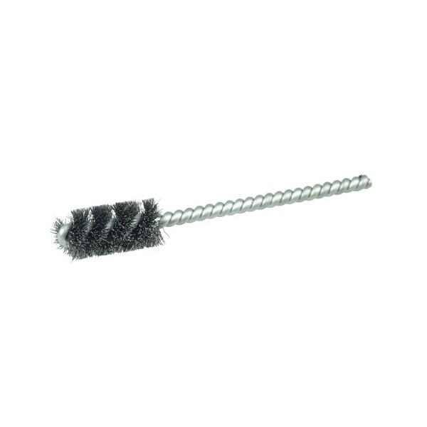Weiler 7/16" Power Tube Brush, .005" Wire Fill, 1" Brush Length 21181 - main